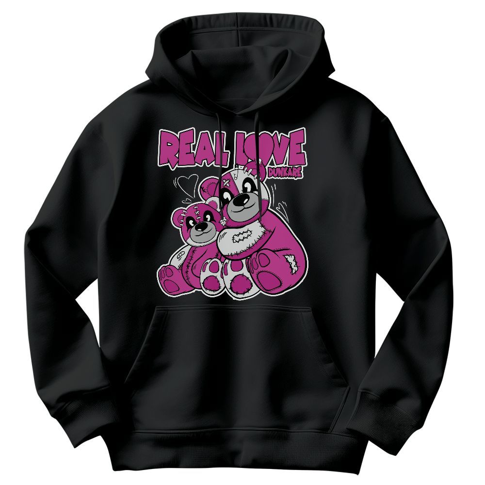 Sweatshirt To Match Dunk Low Active Fuchsia - Sincere Fondness Bear Graphic