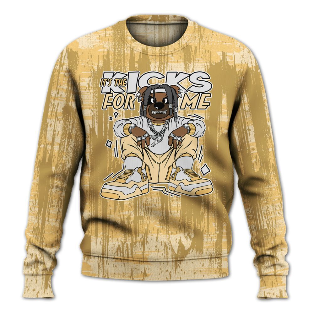 Sweatshirt To Match Craft Paris 6s - Sneakers Bear Glitch Art All Over Print