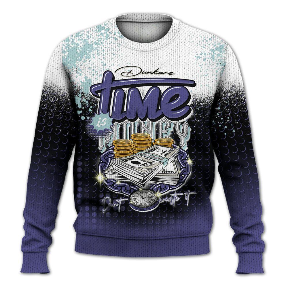 Knitted Sweater To Match Air Ship PE Hornets - Halftone Time Is Money
