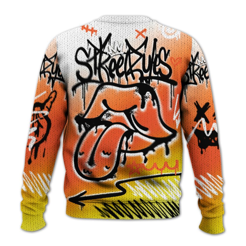 Knitted Sweater To Match Dunk High Candy Corn - Break Rules Streetwear