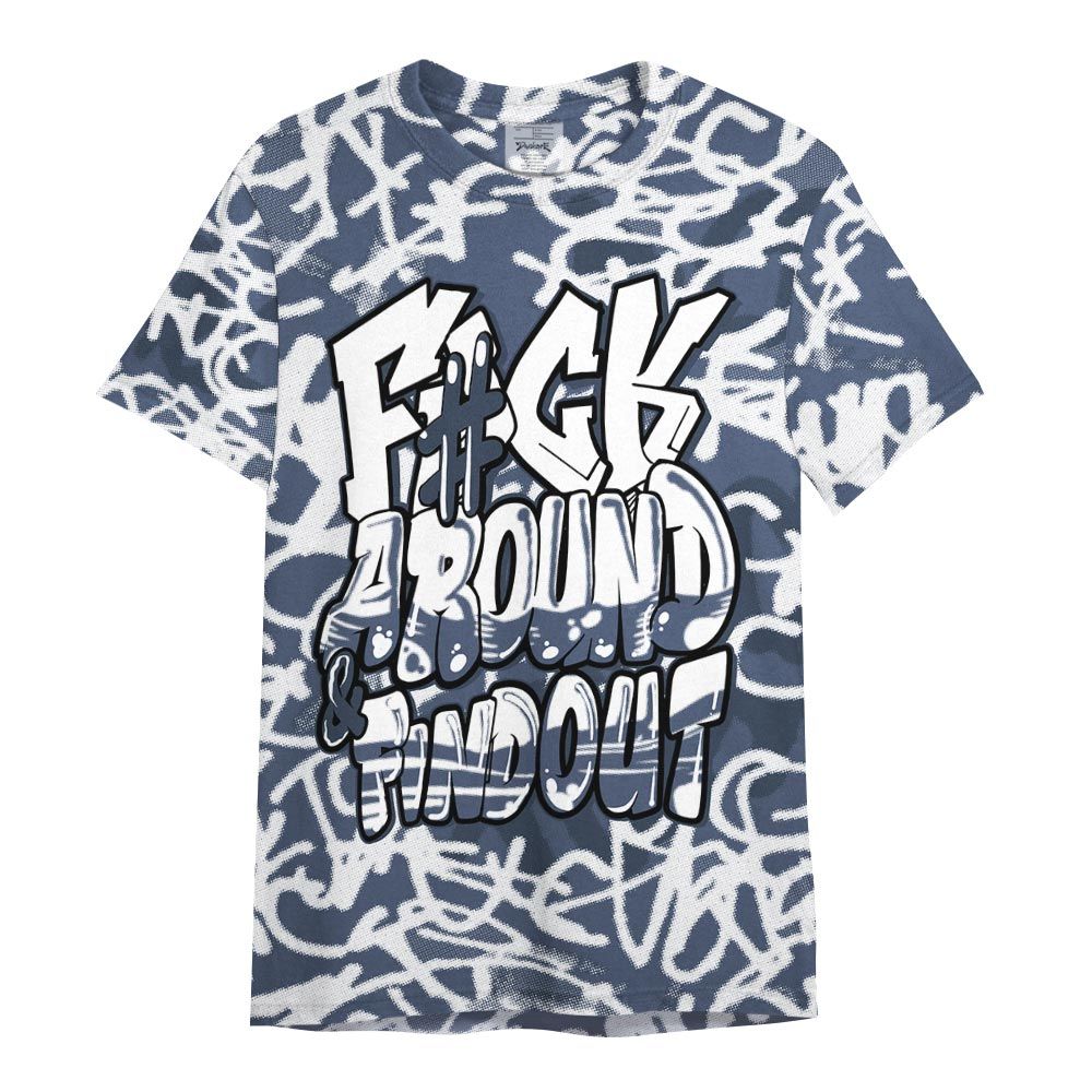 Shirt To Match Low Diffused Blue 11s - Fck And Find Out Graphic Filthy Shirt Unisex