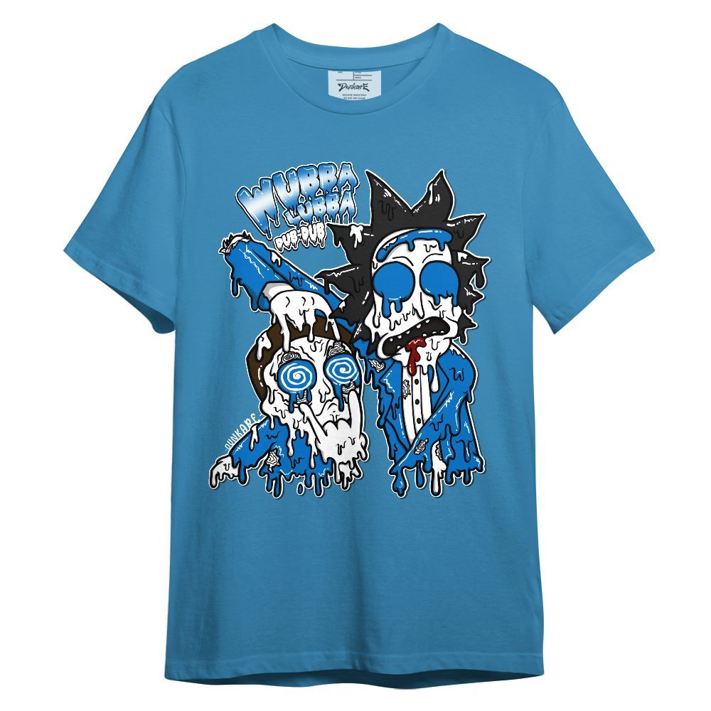 Shirt To Match Blueberry 12s - Wubba Rick Drip Graphic