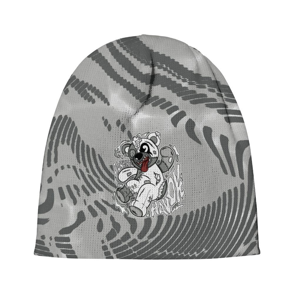 Beanie Hat To Match Retro Wet Cement 4s - Havok Bear Graphic