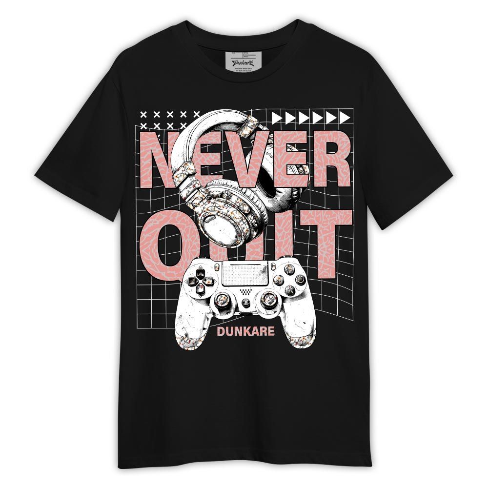 Shirt To Match Shirt Never Out Game Play, Red Stardust 3s T-- To Match Sneaker Red Stardust 3s Graphic Tee 2404 LTRP