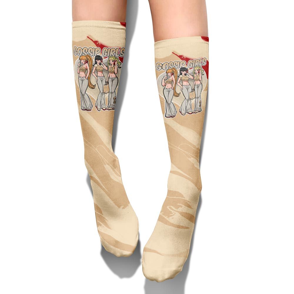 Sock To Match Dunk Low Strawberry Waffle - Gossip'Girls Colored