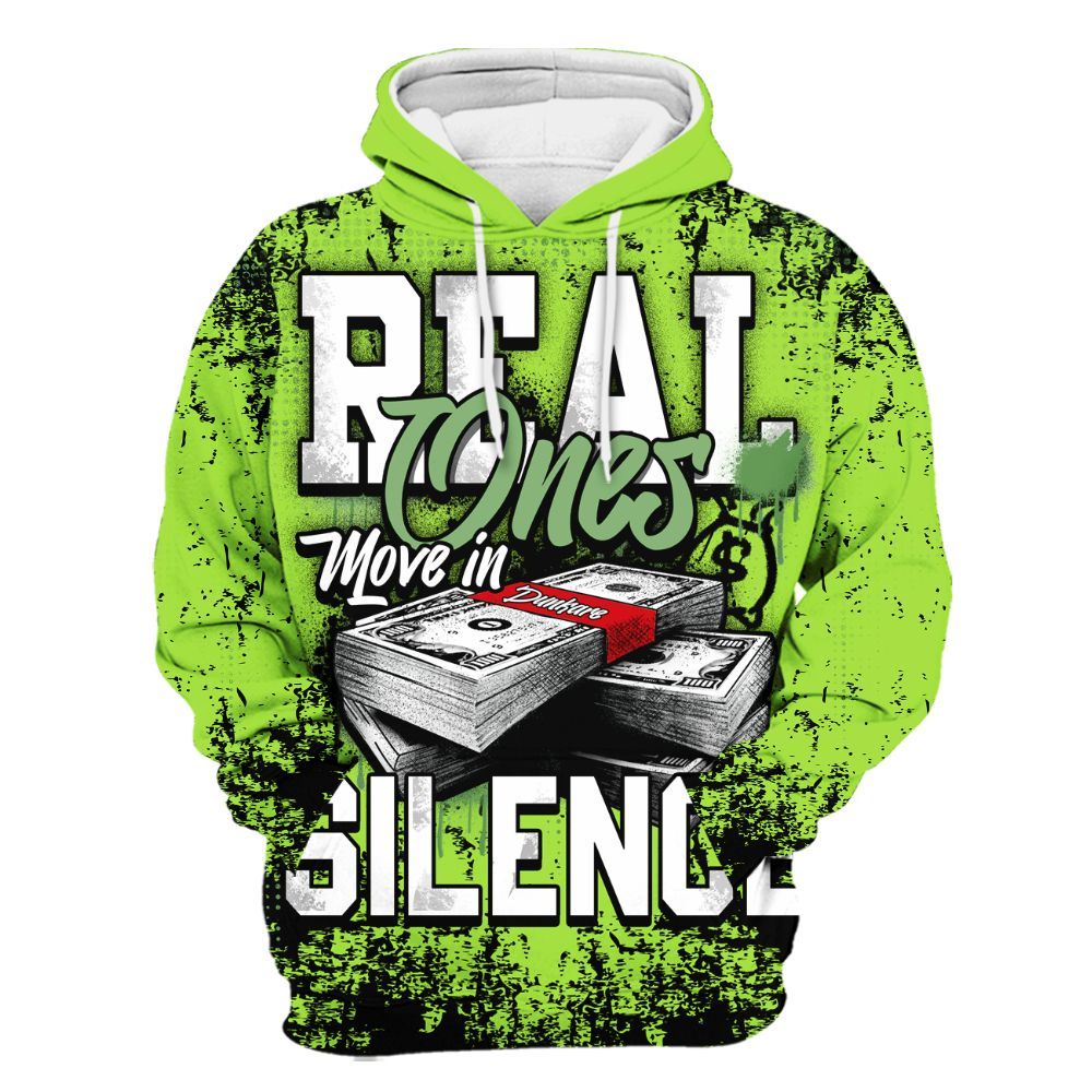 Hoodie To Match Kobe 6 SE Grinch - Move In Silence Money Street Retro All Over Print