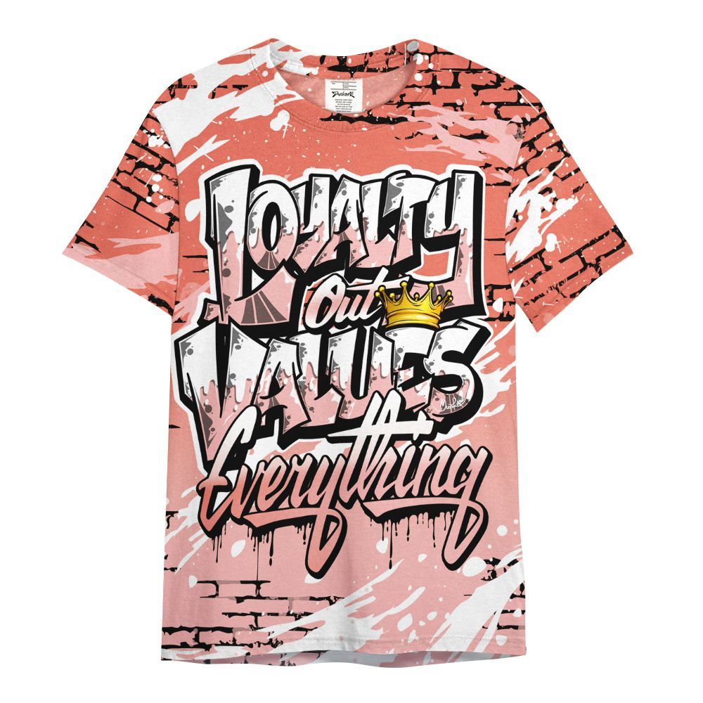 Shirt To Match Low OG PSG 1s - Values Of Loyalty Drip All Over Print