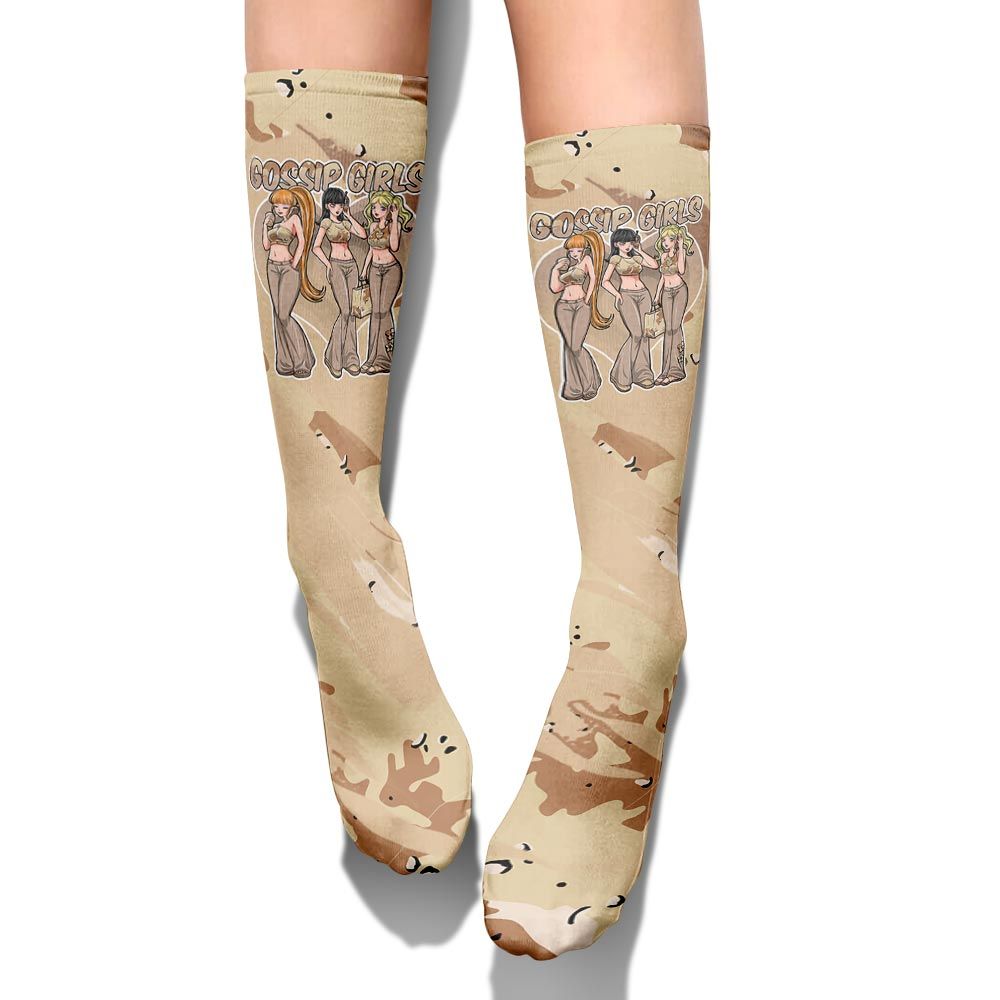 Sock To Match Desert Camo 3s - Gossip'Girls Colored