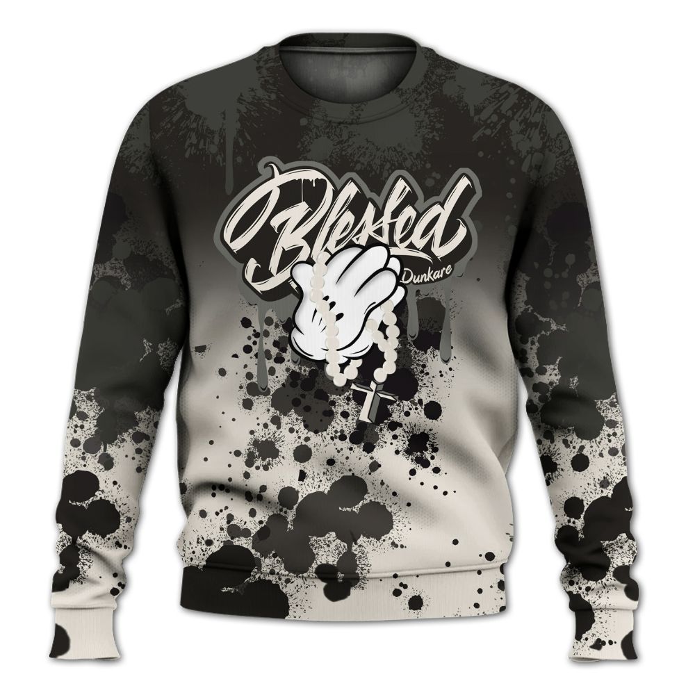 Sweatshirt To Match Air Max Plus Moonlight Swarovski - God Blessed Ink Drip All Over Print