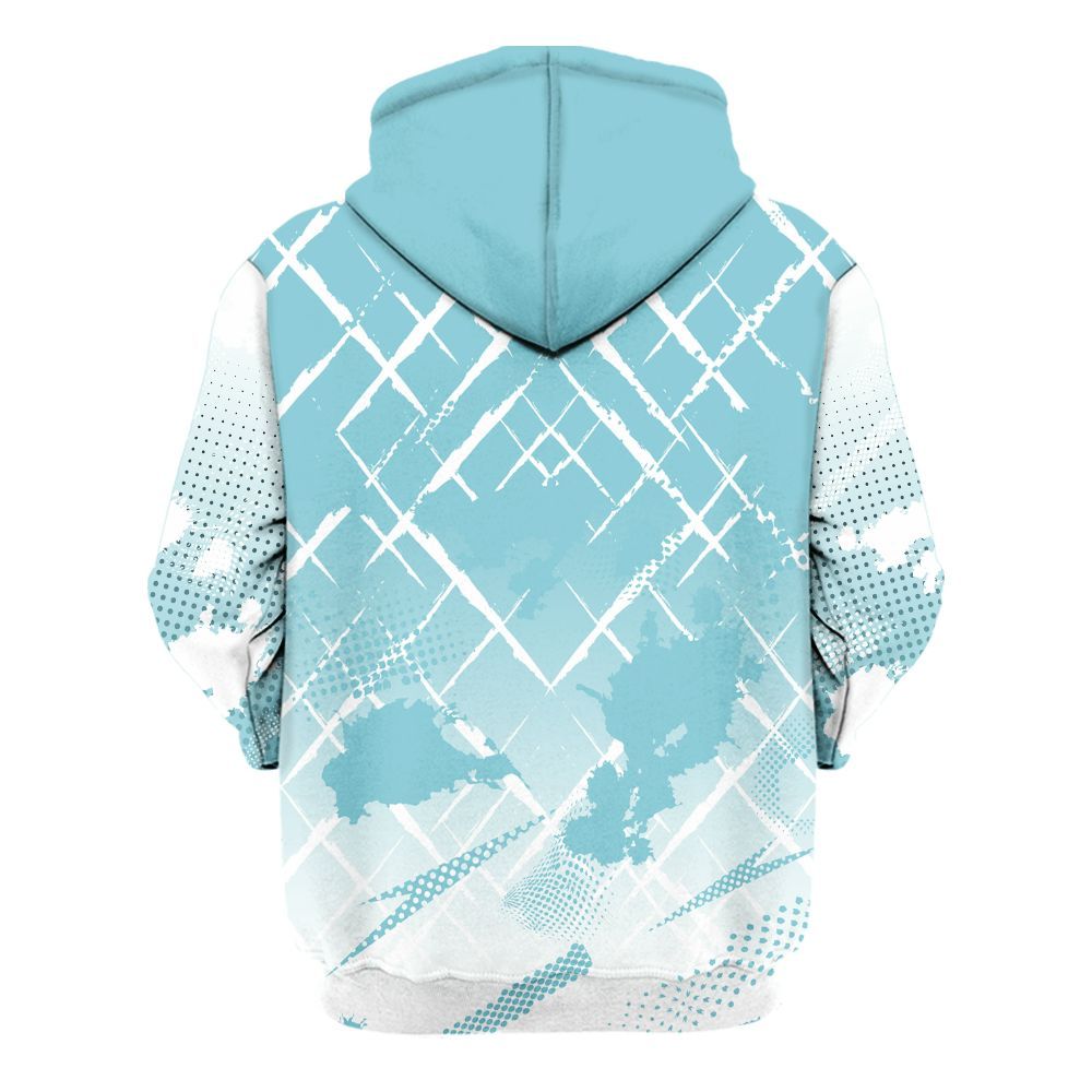 Hoodie To Match Low Legend Blue 11s - Halftone Stand Business Dripping All Over Print