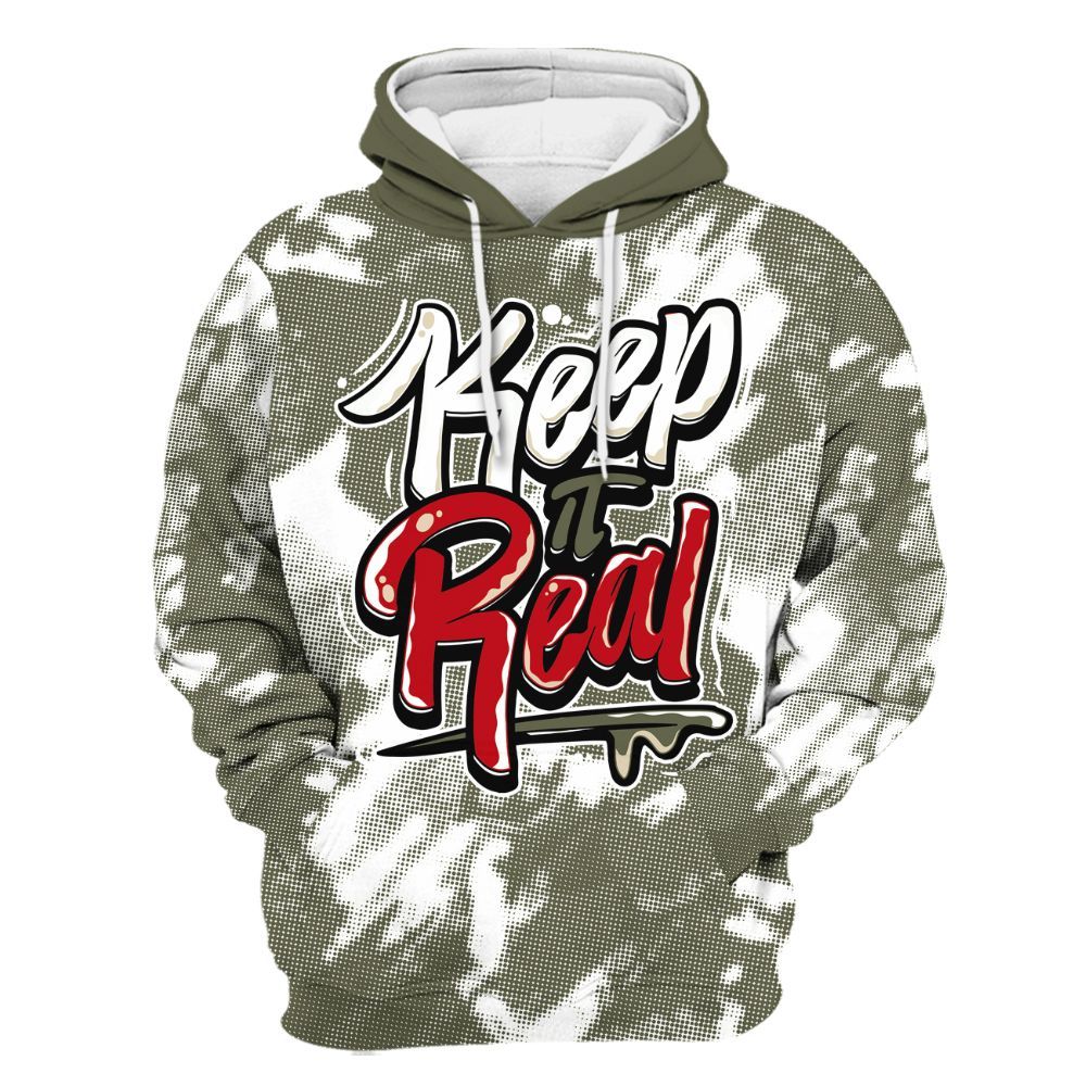 Hoodie To Match Low OG Medium Olive 1s - Keeping It Reals Shirt Unisex Oufit All Over Print