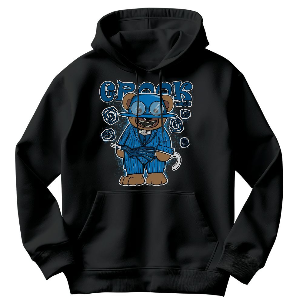 Sweatshirt To Match Military Blue 4s - Swindler Bear Graphic