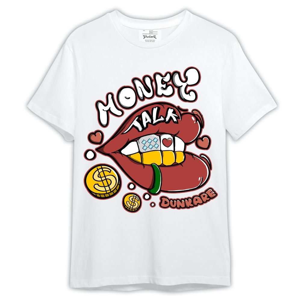 Shirt To Match Dune Red 13s - Lips Money Talk Shirt Outfit 0605 LGH