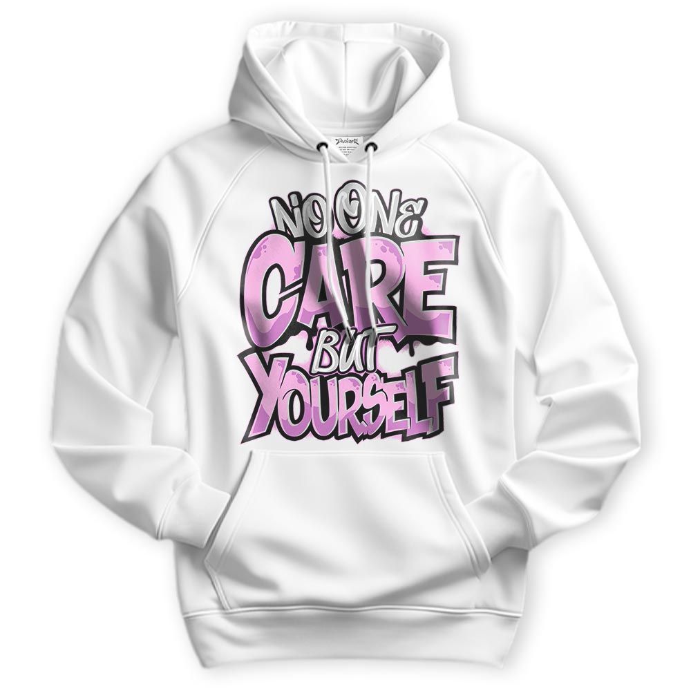 Sweatshirt To Match Hyper Violet 4s Hoodie - Cares Yourself Graphic Hoodie Unisex