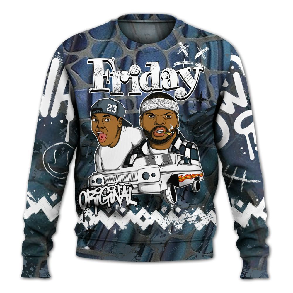 Sweatshirt To Match Air Foamposite Kazuya Mishima - Friday Sneaker Crayon All Over Print