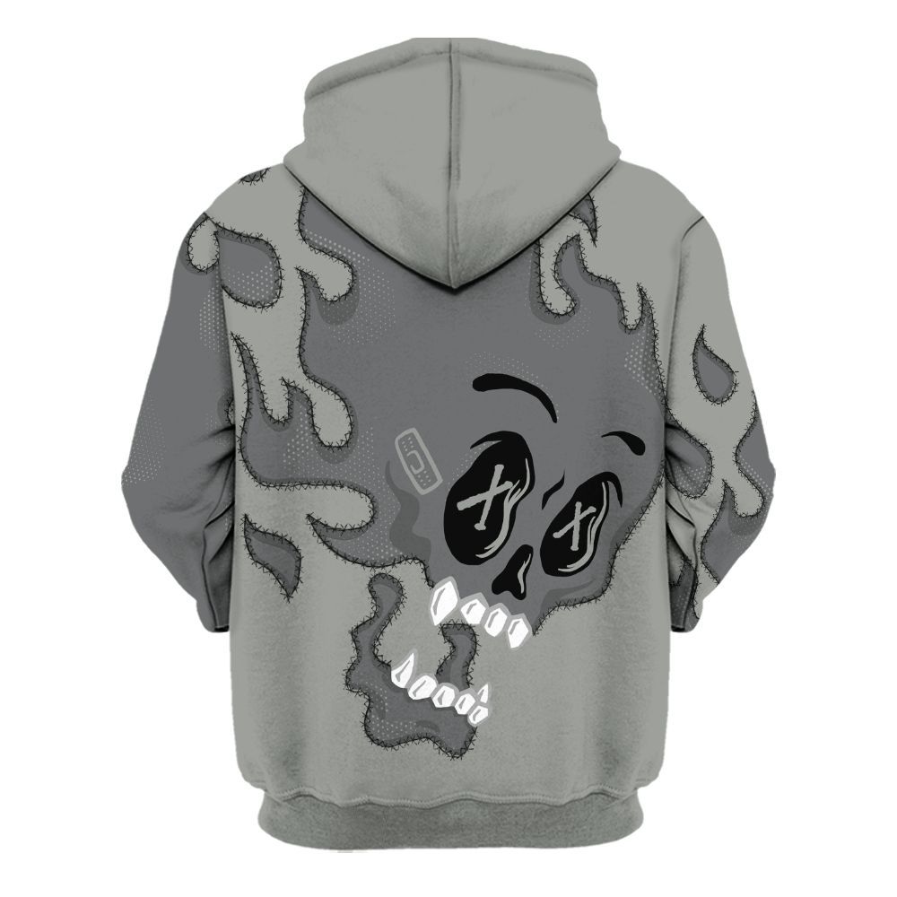 Hoodie To Match Paris Olympics 4s - All Hustle No Lucky Skull All Over Print