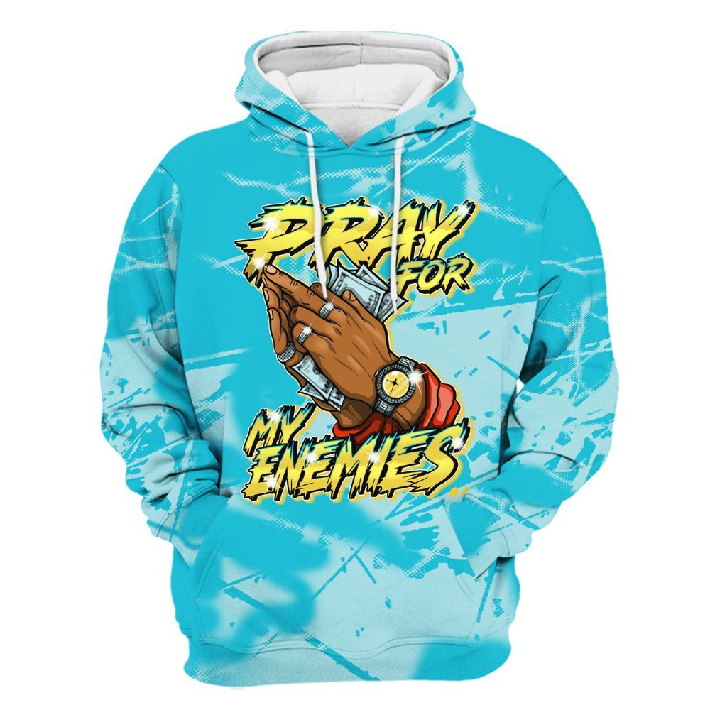Hoodie To Match Dunk Low KD 17 N7 - Prayed For Enemies Graphic All Over Print