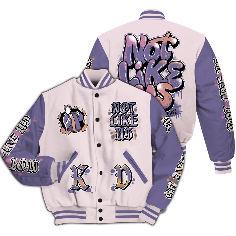 Varsity Jacket To Match Book Sunrise 1s - None Like Us Graphic All Over Print