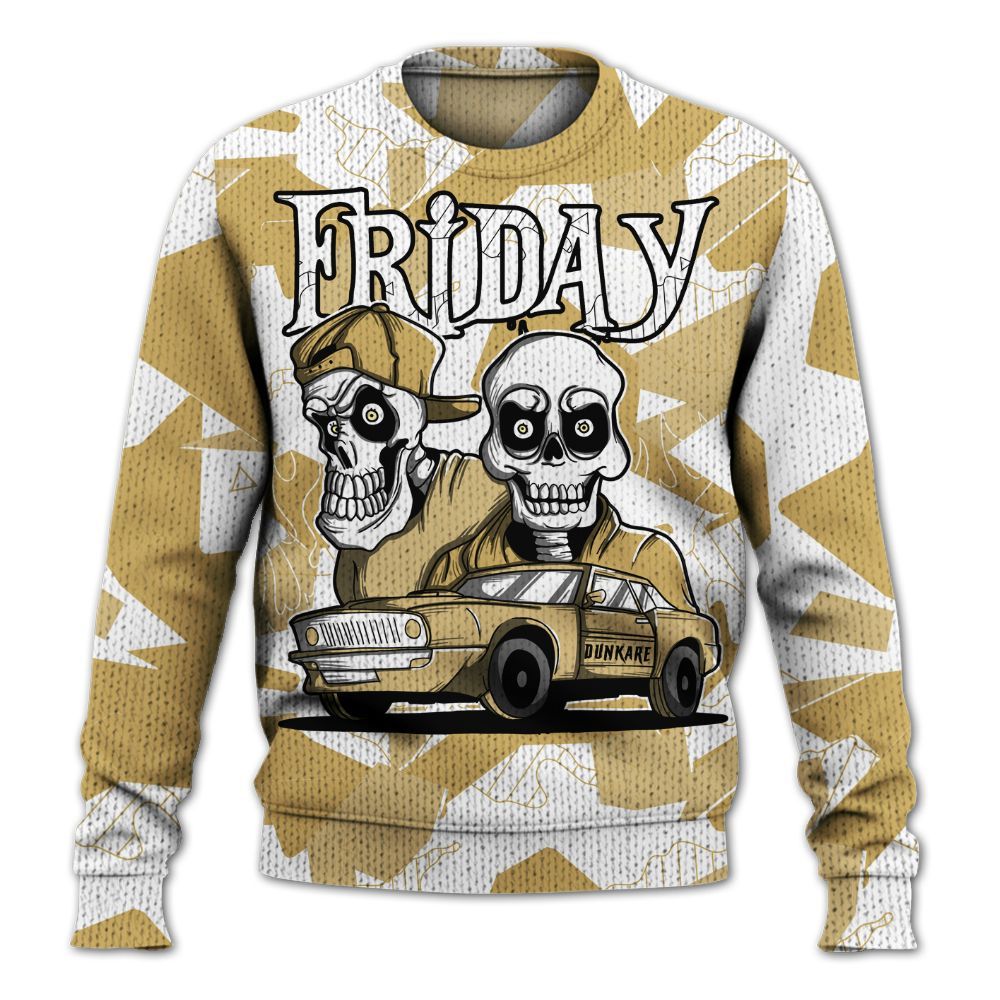 Knitted Sweater To Match Craft Paris 6s - Friday Funny Retro