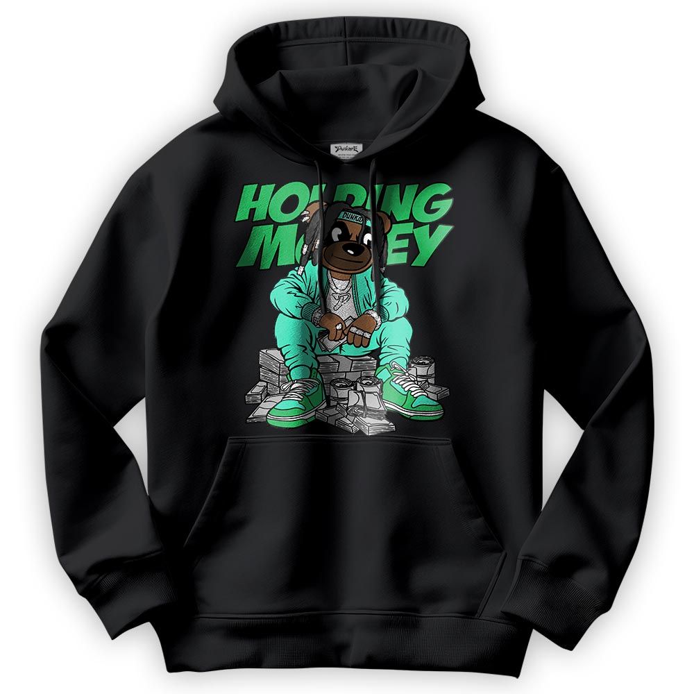 Sweatshirt To Match Black Green Glow 3s Hoodie - Possessing Moneys Bear Hoodie Unisex