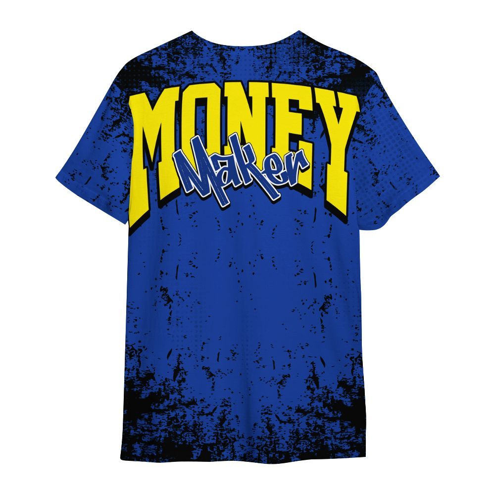 Shirt To Match Laney 14s - Move In Silence Money Street Retro All Over Print