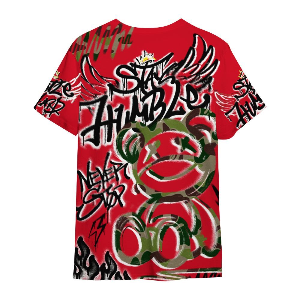 Shirt To Match Air Max 90 Duck Camo Red - Humble Drip Streetwear Graffity All Over Print