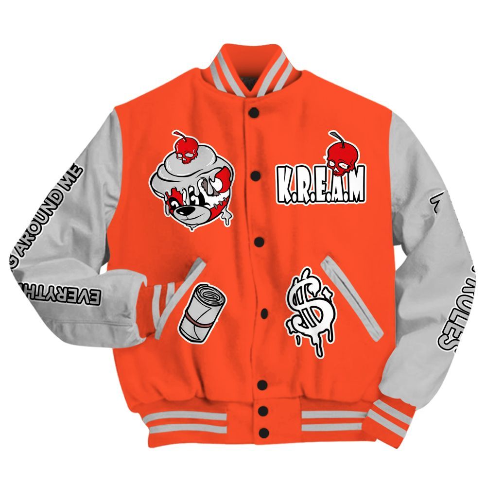 Varsity Jacket To Match Air Max 1 86 Cosmic Clay - Loot Bear All Over Print