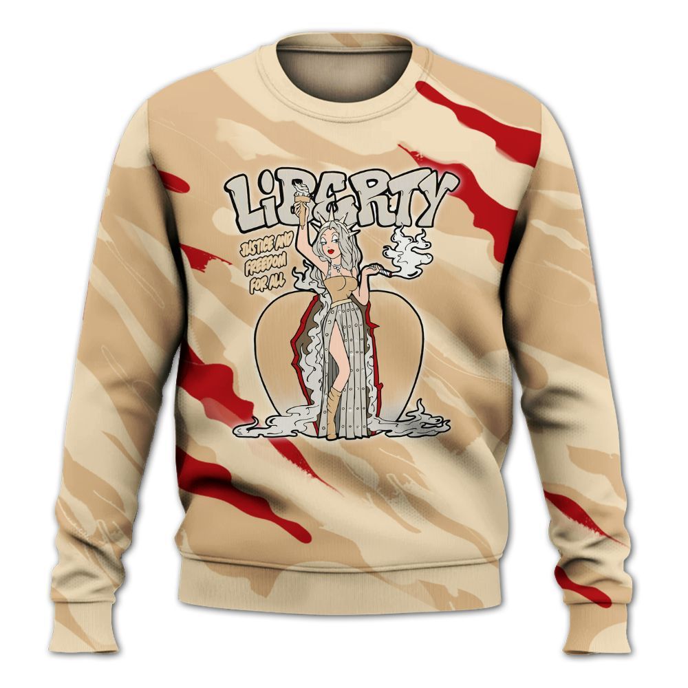 Sweatshirt To Match Dunk Low Strawberry Waffle - Midwest Cartoon Colored All Over Print