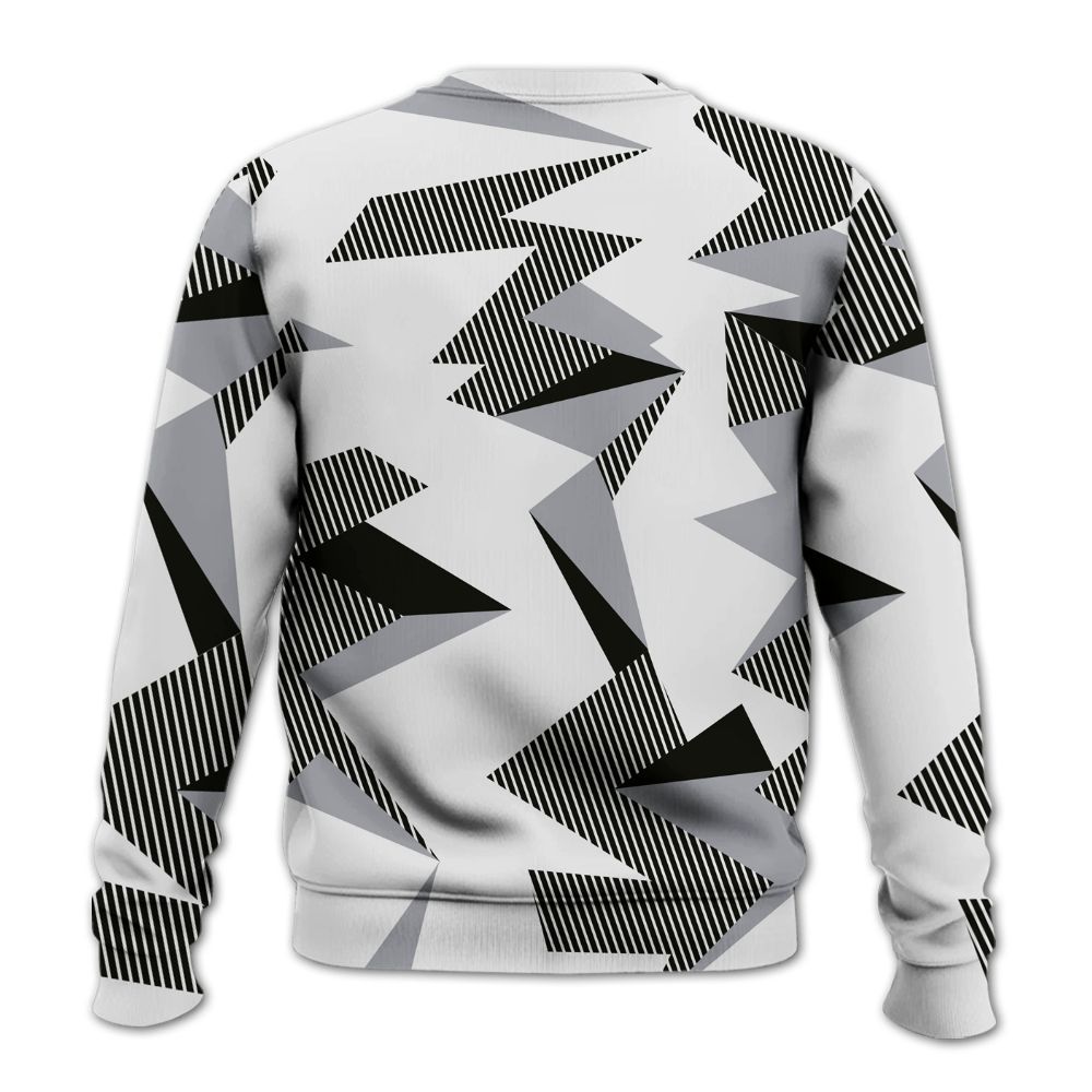 Sweatshirt To Match Baroque Brown 12s - Geometric Camouflage Pattern All Over Print