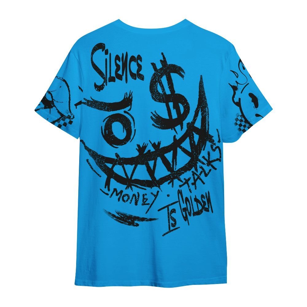 Shirt To Match Black University Blue 2022 13s - Mouth Burning Street Style All Over Print