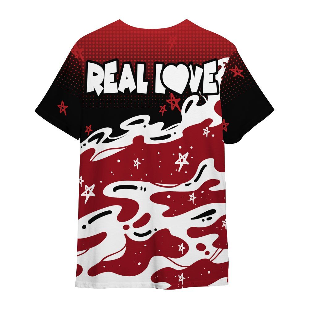 Shirt To Match Retro Cherry 12s - Sincere Fondness Bear Stars All Over Print