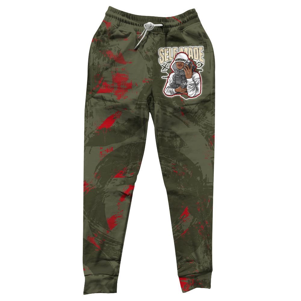 Sweatpant To Match Travis Scott Low OG Medium Olive 1s - Selfmade Unique All Over Print