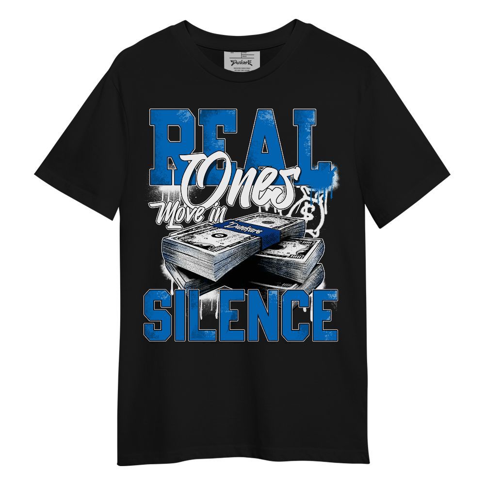 Shirt To Match Blueberry 12s - Move In Silence Money Retro Unisex Shirt