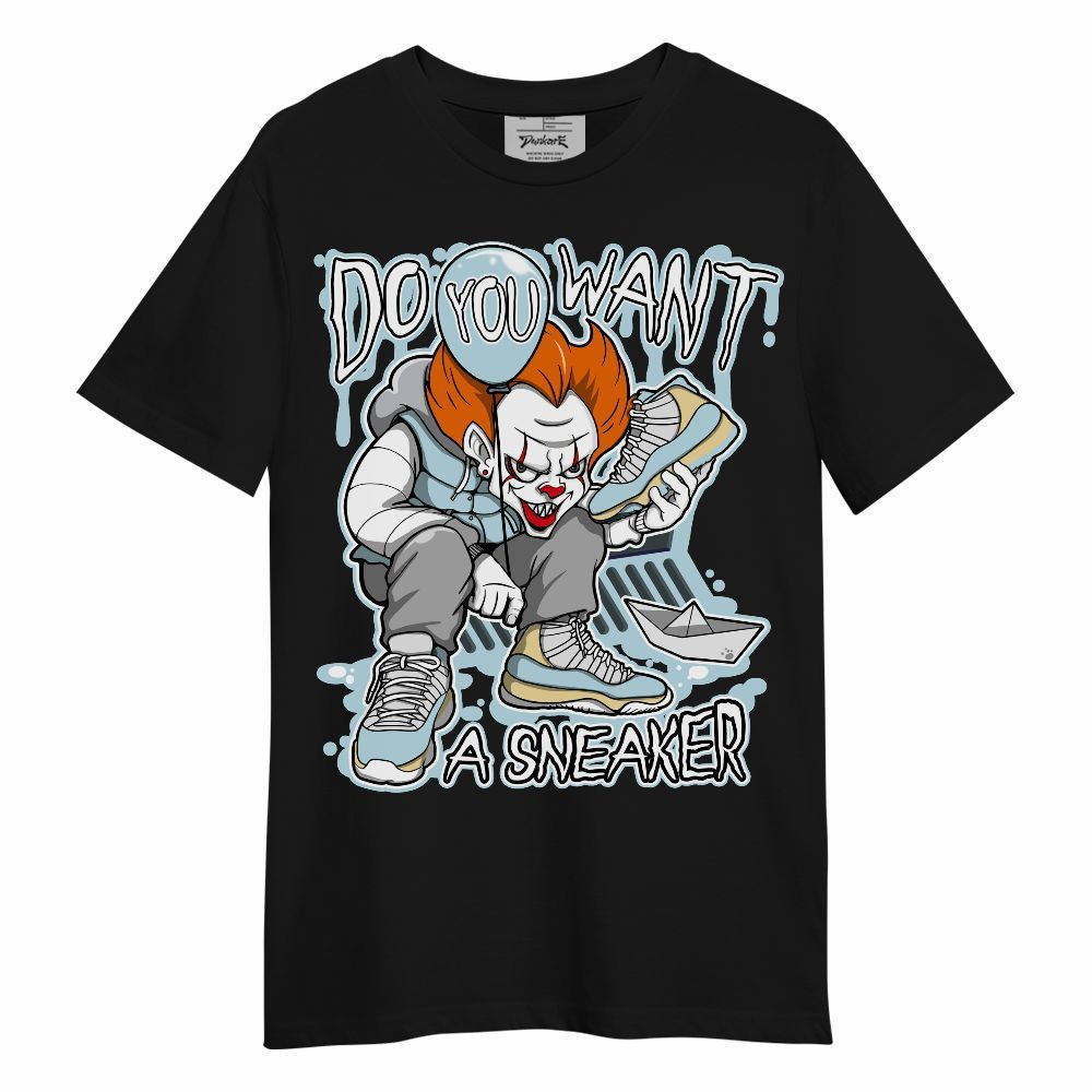 Shirt To Match Low Year Of The Snake 11s - Clown Scary Sneakers Halloween Graphic Unisex Shirt
