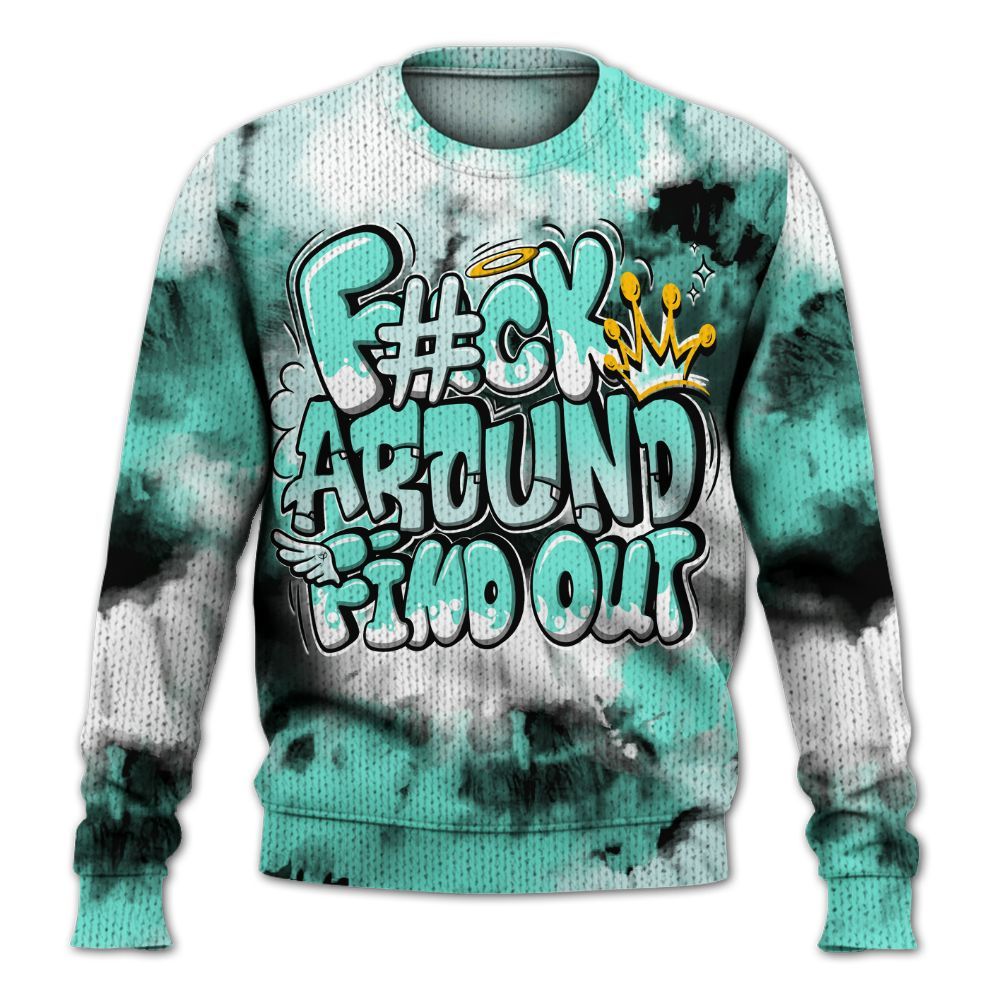 Sweater To Match Retro Low Igloo 11s - FK Around Find Out Graphic