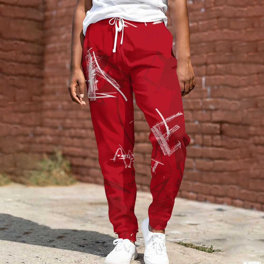 Sweatpant To Match Bred Velvet 11s - Messyz All Over Print