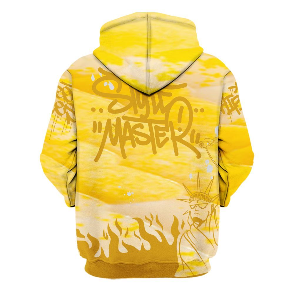 Hoodie To Match Low Yellow Python 11s - Graphic Fck Around Find Out All Over Print