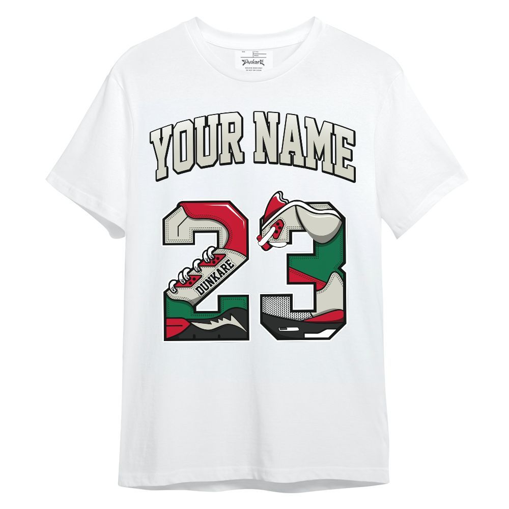 Shirt To Match El Grito 5s - Custom Name Number 23 5s Unisex Shirt