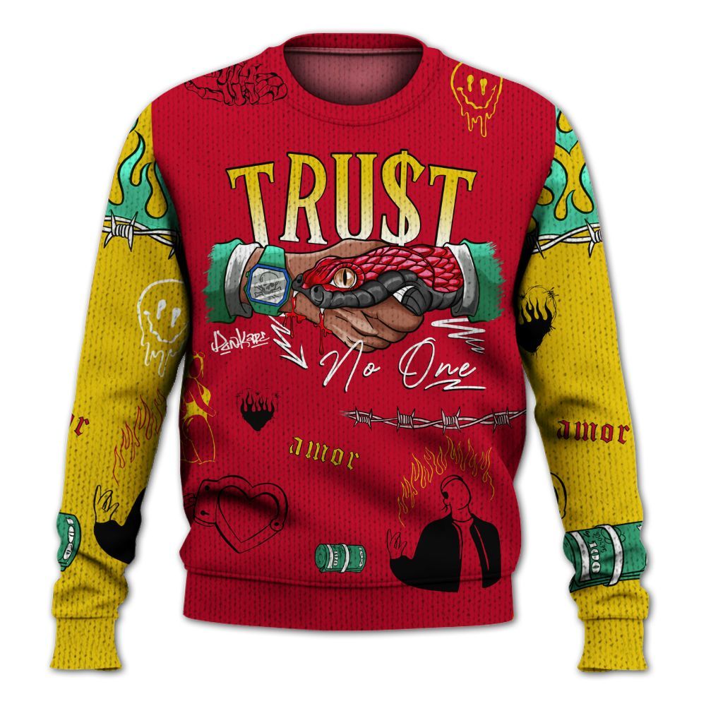 Sweater To Match Miro 7s - Snake Trust No One Graphic