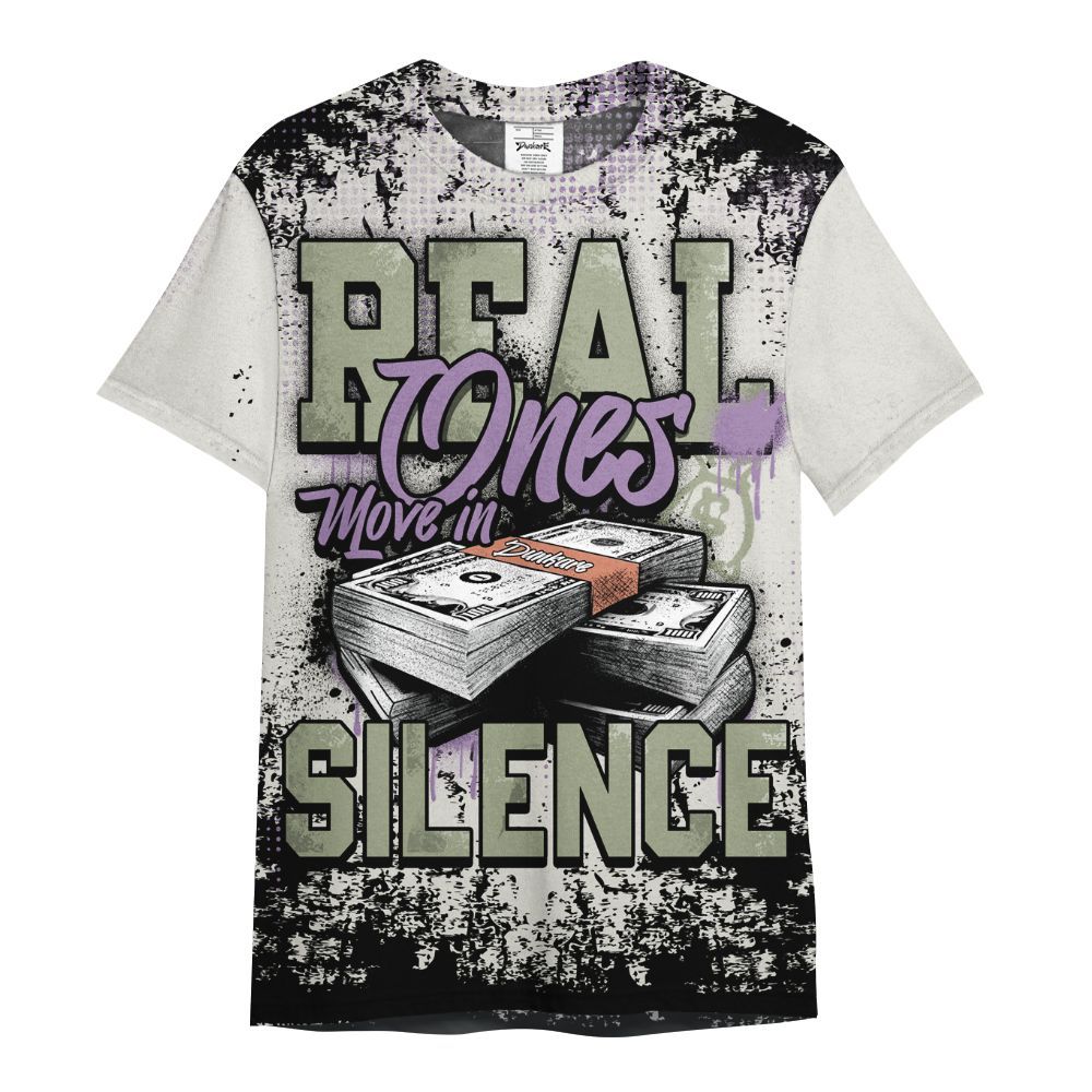 Shirt To Match Dunk Low Floral Swoosh 2025 - Move In Silence Money Street Retro All Over Print