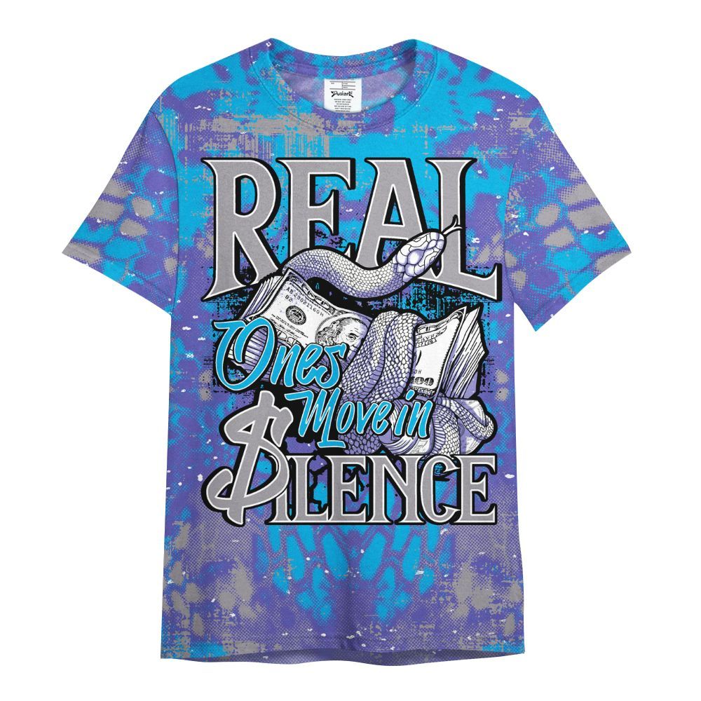 Shirt To Match Retro Aqua 8s - Snake Move In Silence All Over Print