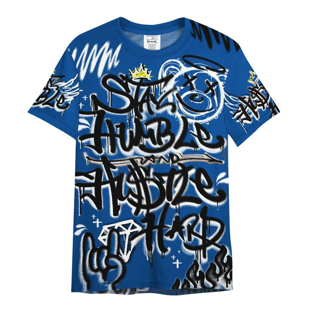 Shirt To Match Low 85 Royal 1s - Humble Drip Streetwear Graffity All Over Print