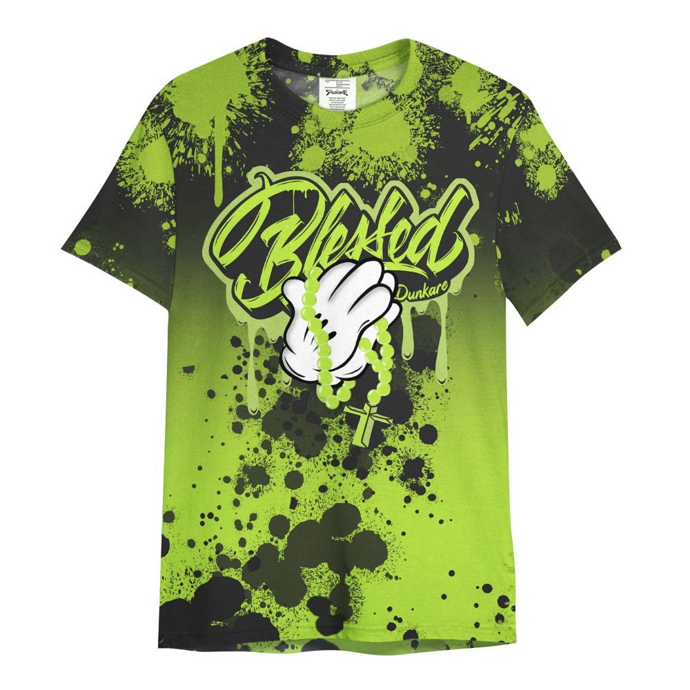 Shirt To Match Air Force 1 Low Dance Volt - God Blessed Ink Drip All Over Print