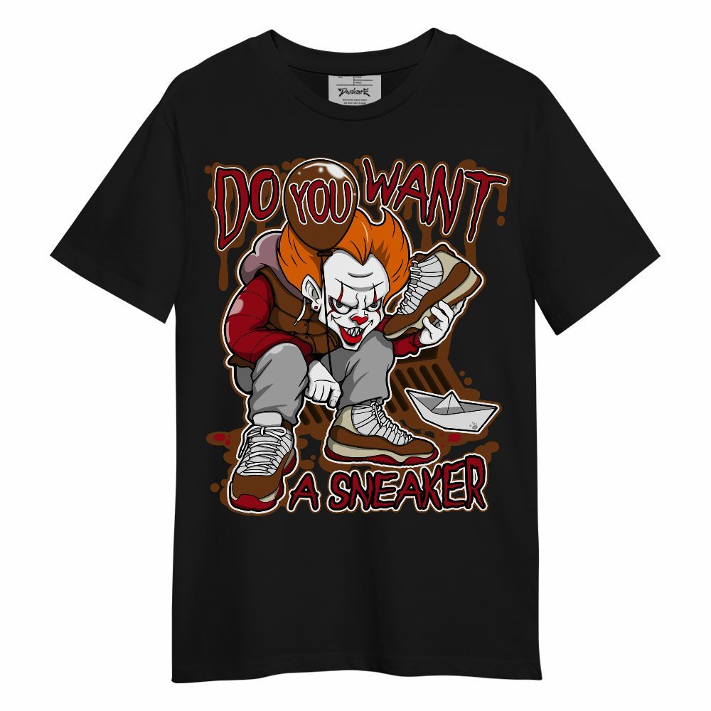 Shirt To Match Archaeo Brown 5s - Clown Scary Sneakers Halloween Graphic Unisex Shirt