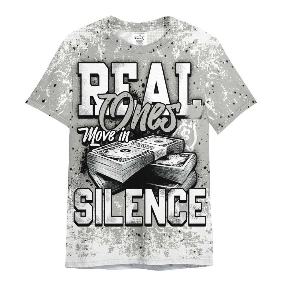 Shirt To Match Retro White Oreo 4s - Move In Silence Money Street Retro All Over Print