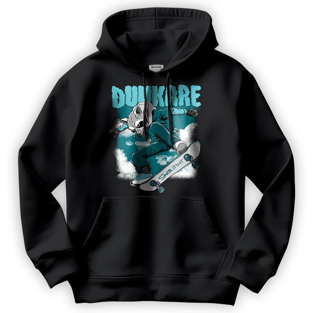 Sweatshirt To Match Oxidized Green 4s Hoodie - Skateboard Raccoon Hoodie Unisex