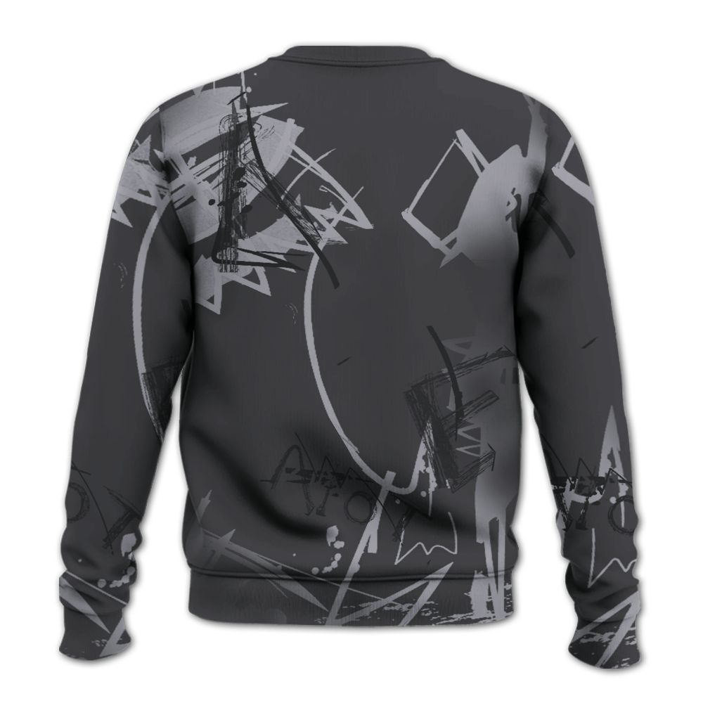 Sweatshirt To Match Fear 4s - Seeya Skeleton Messyz All Over Print