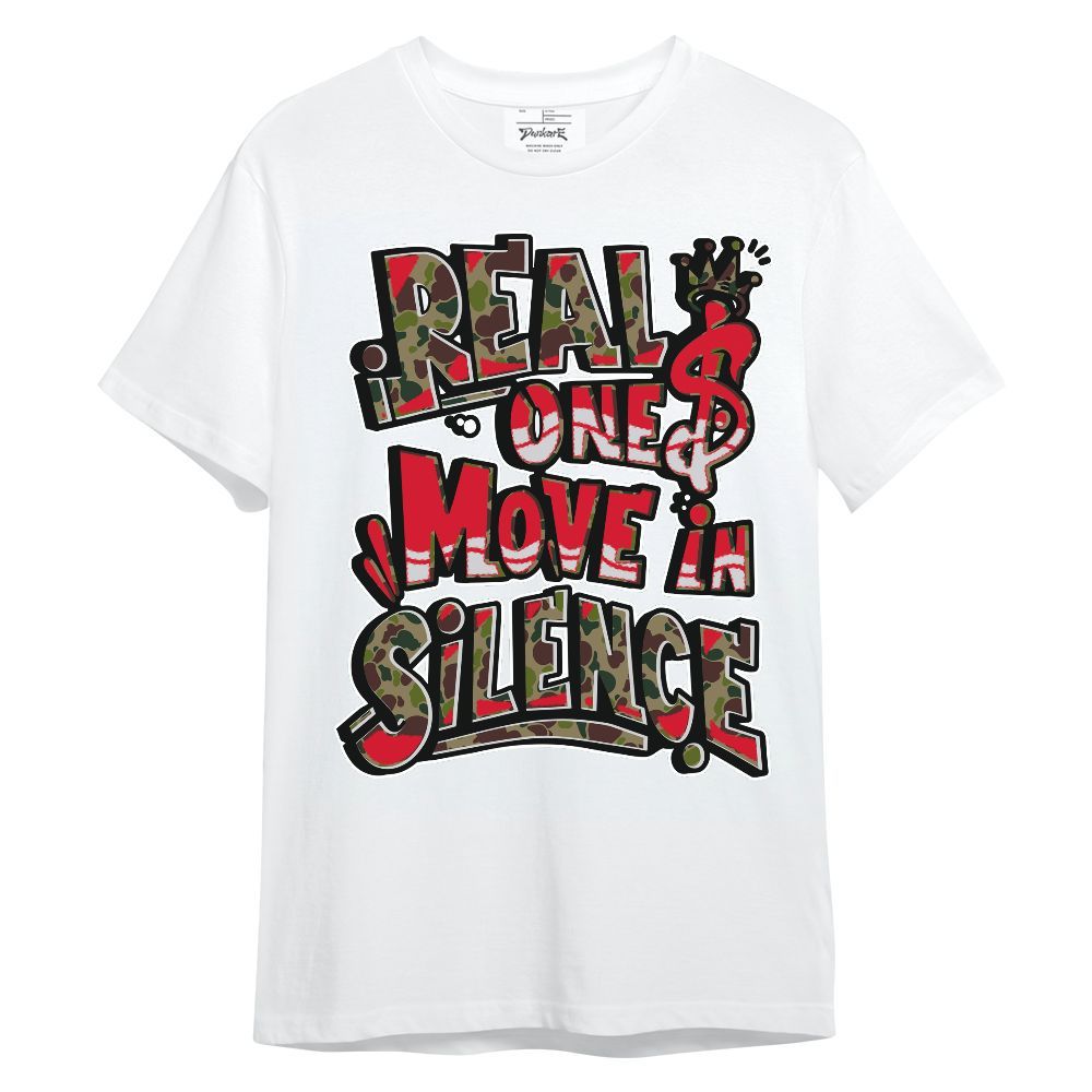 Shirt To Match Air Max 90 Duck Camo Red - Ones Move In Silence Graphic Unisex Shirt