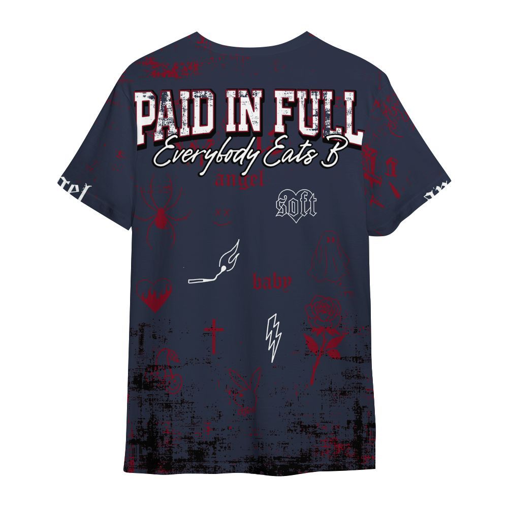 Shirt To Match OG Low Howard University 2026 1s - Paid In Full Money All Over Print