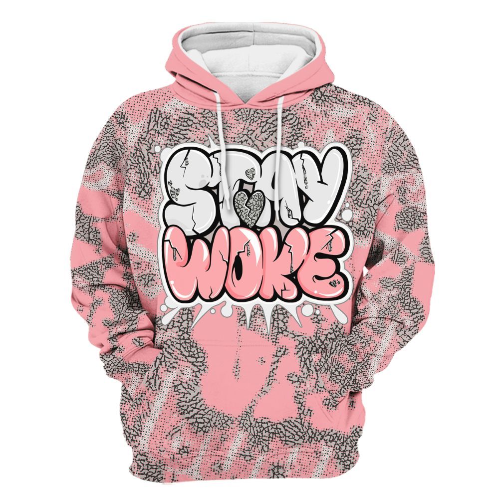 Hoodie To Match Retro Wings 3s - Stay And Woken Street All Over Print
